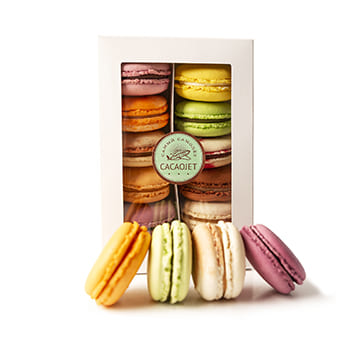 Макарунс ассорти CACAOJET 300 г Santreyd 34381