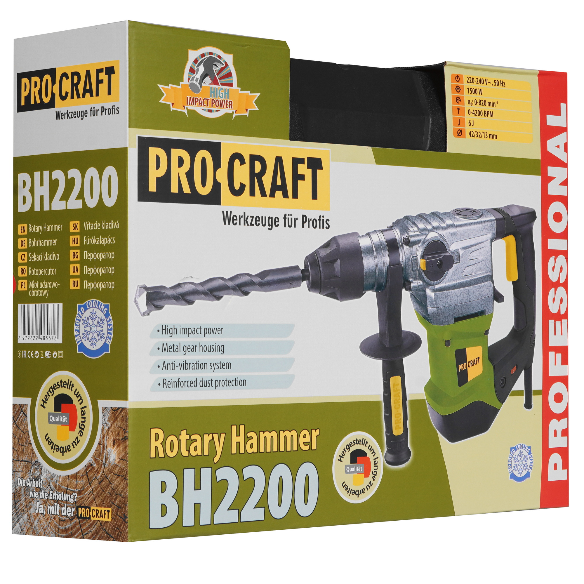 Перфоратор Procraft BH2200 9277911 STDN-0033258 - Вид №7
