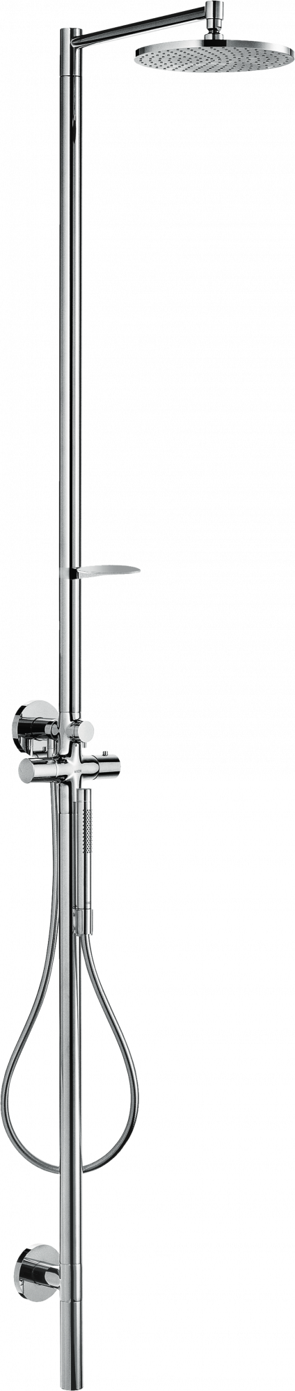 10912000 Душевая стойка с термостатом и верхним душем 240 1jet AXOR STARCK