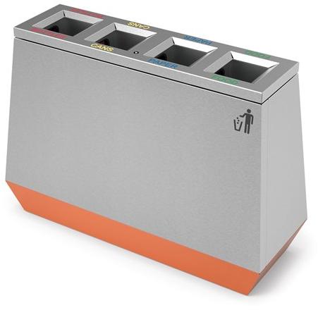 City Design Контейнер для мусора из стали для раздельного сбора мусора sun-id-1449788 - Вид №1