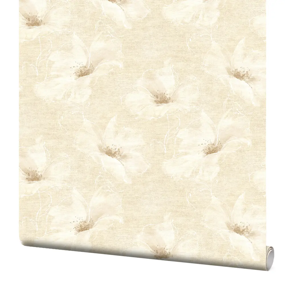 Обои флизелиновые Fleur бежевые 1.06x10 м 37001 SOLO STLM-2088396