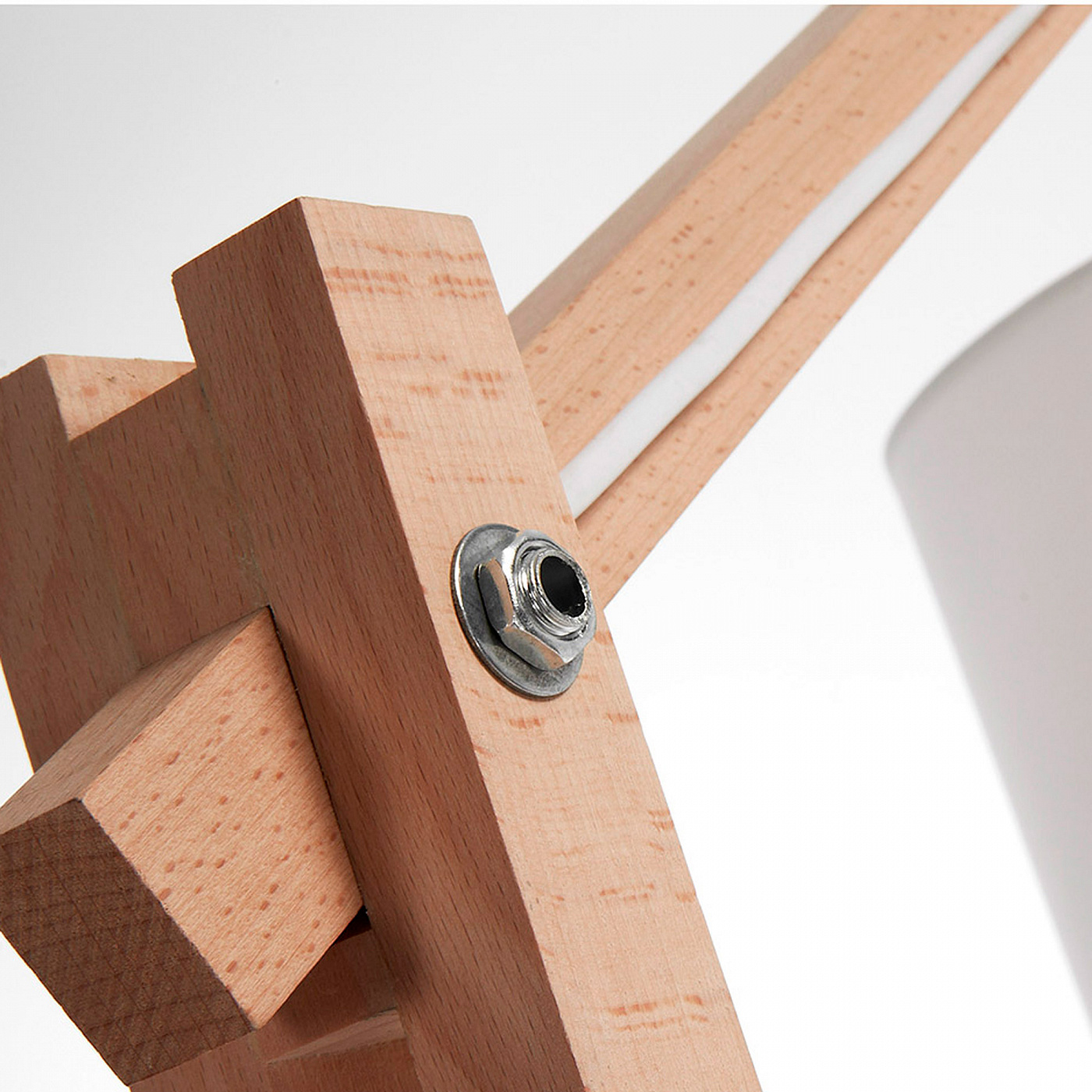 047672 Торшер Izar белый La Forma Riaz  - Вид №2