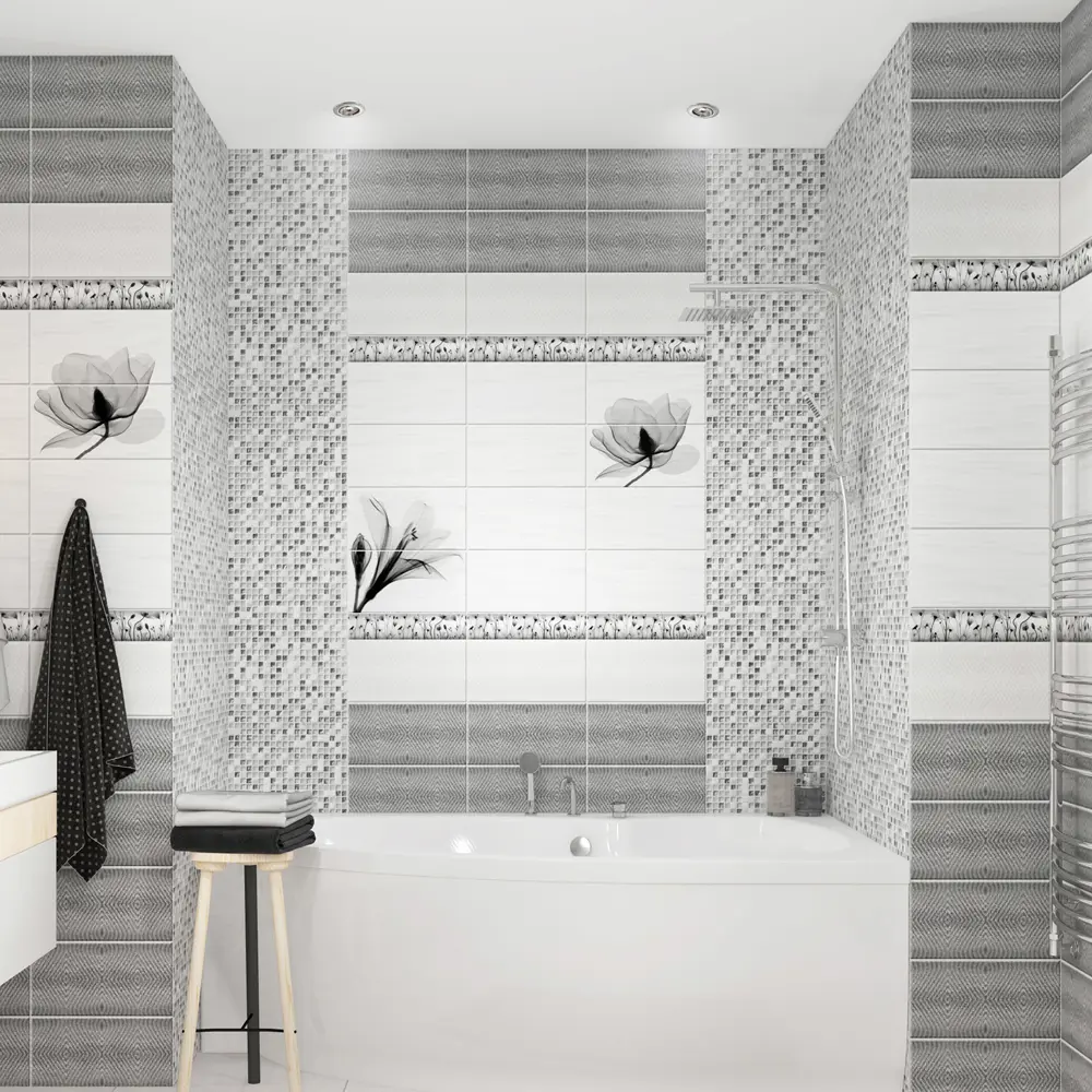 ARTENS Нимфея — декоративная ПВХ панель цвета магнолия для стильного интерьера 86360359 STLM-0068083 - Вид №3