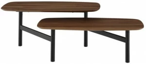 Ligne Roset Журнальный столик из лакированного ореха  005hfv1n