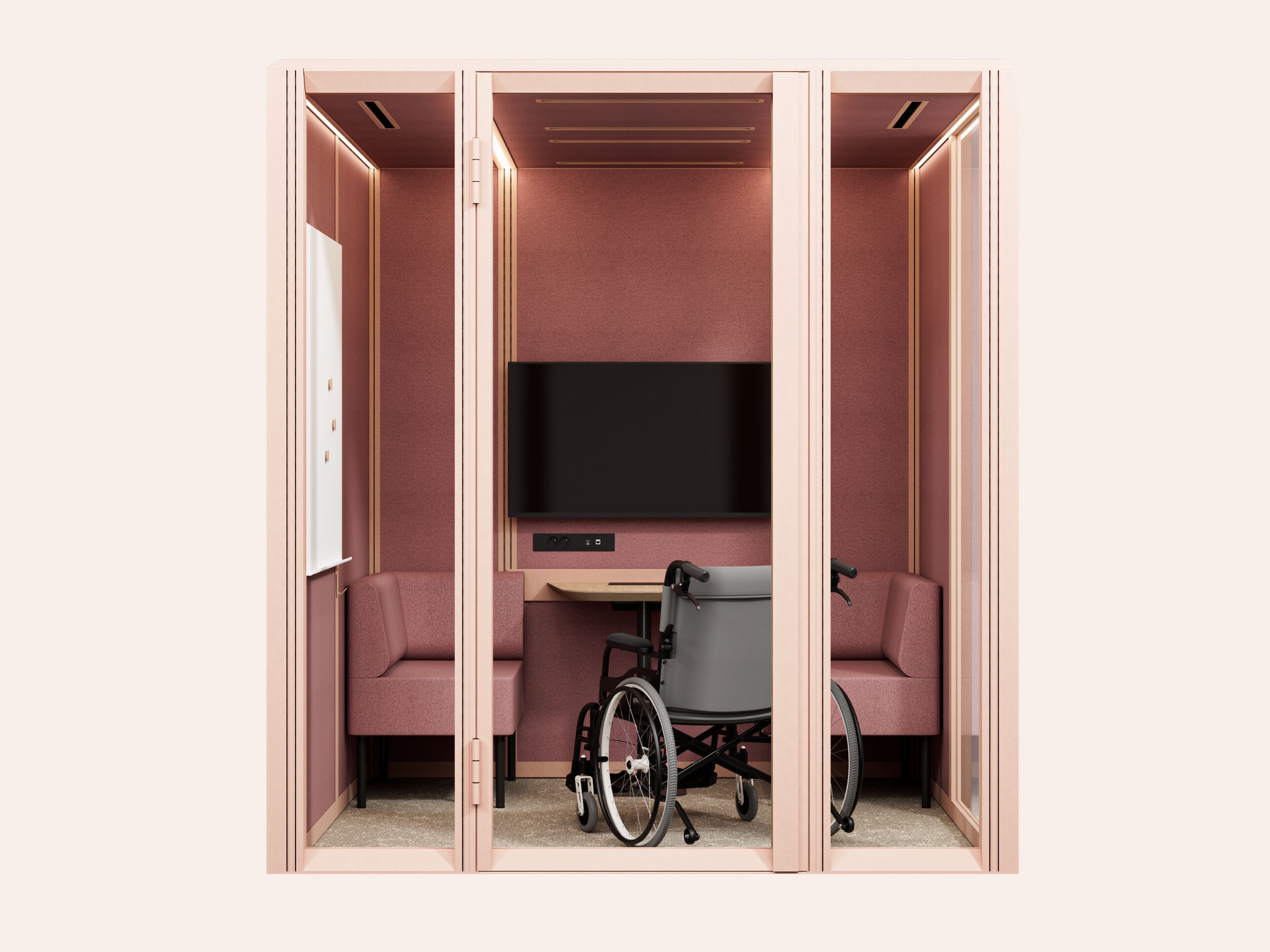 Многосторонняя акустическая офисная кабина для инвалидов Mute Modular ARCH-00119293