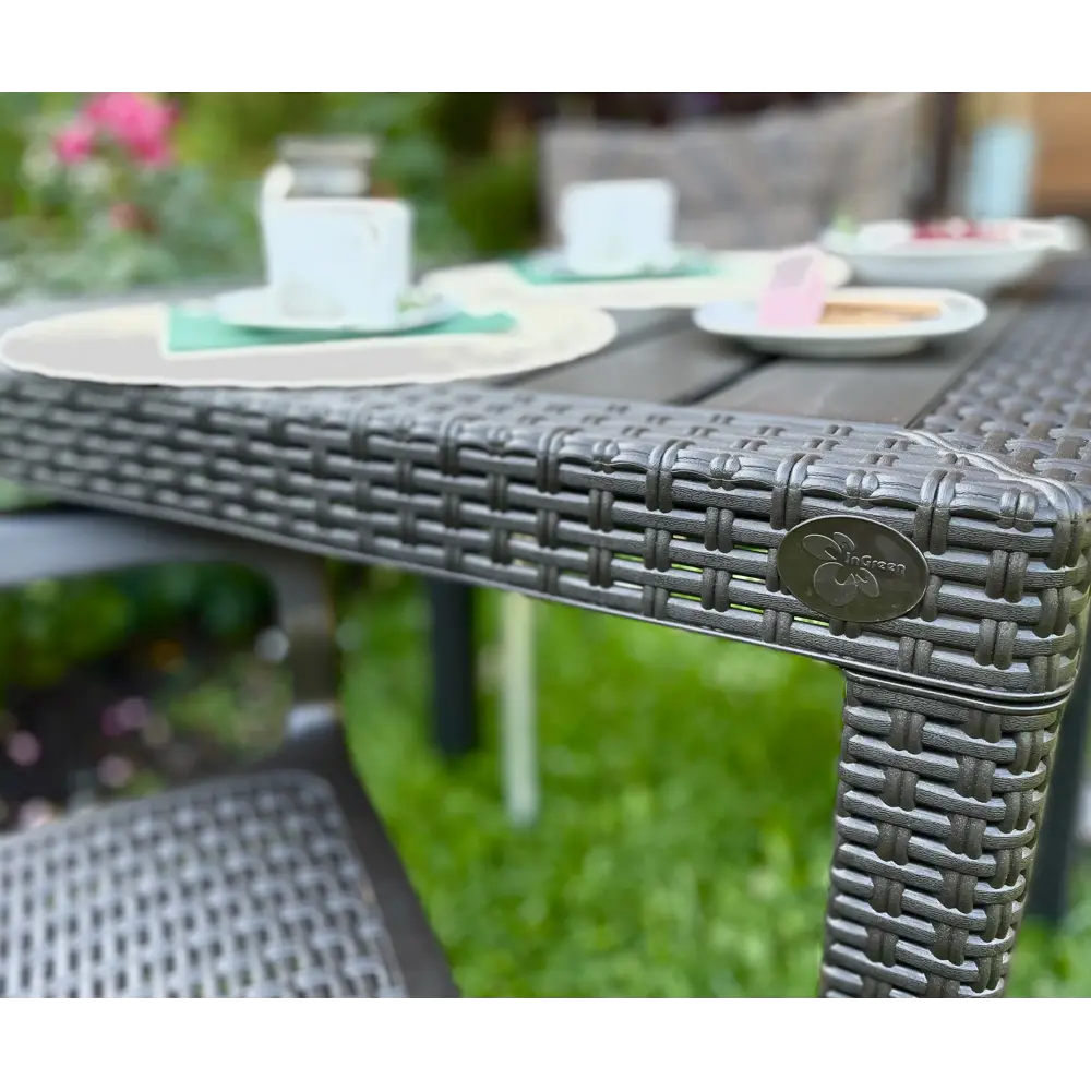Стол INGREEN Rattan для террасы и дачи с плетеным дизайном 84347935 STLM-0048751 - Вид №8