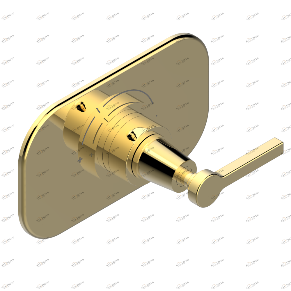 G58-5100B Ручка регулировки для термостата THG, арт.5100A 1/2" и 5200A 3/4" Thg-paris Spirit с рукоятками Покрытие PVD золотистый цвет G58 5100B CAT.F