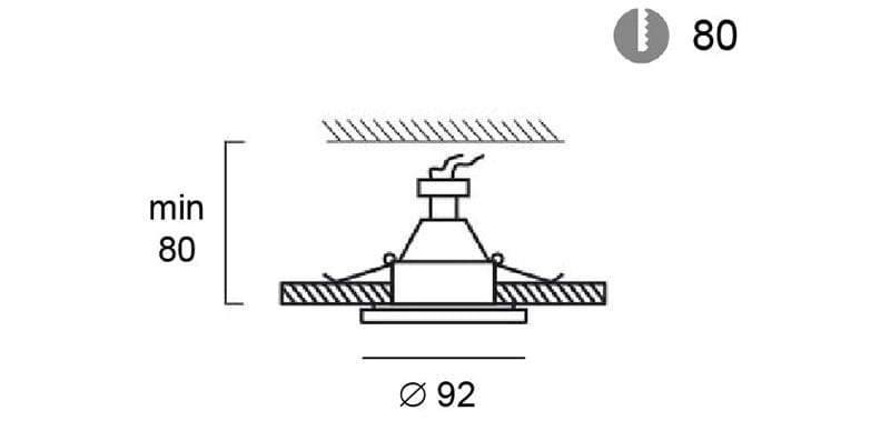 Алюминиевый круглый светодиодный светильник Terzo Light TIM ARCH-00032747 - Вид №2