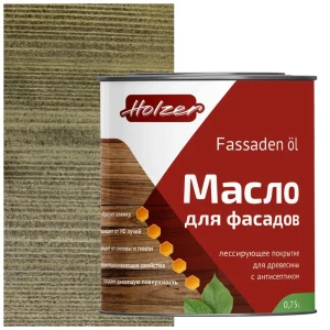 90407635 Масло для фасадов HOLZER MFASAD075Venge цвет венге 0.75 л STLM-0856616