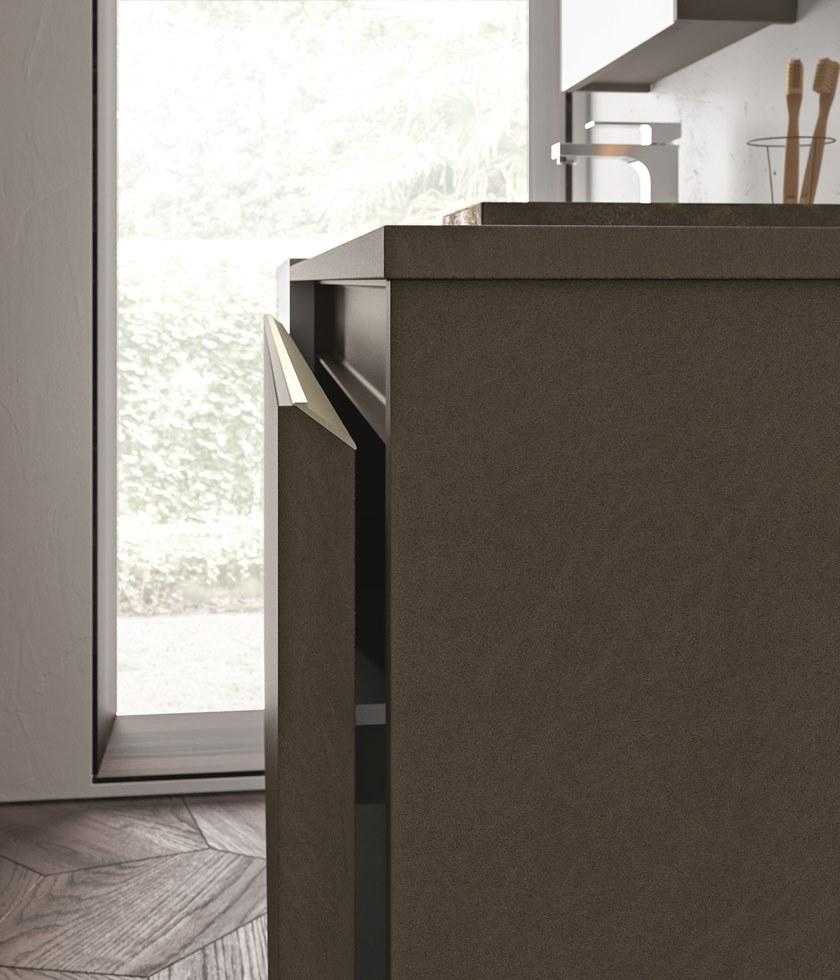 Cerasa Подвесная тумба под умывальник из меламина с ящиками Segno sun-id-1351139 - Вид №4