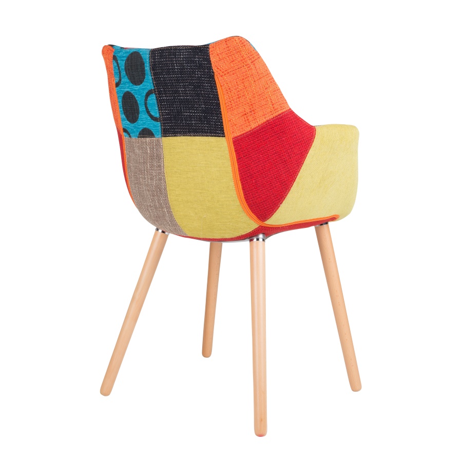 Кресло Twelve Patchwork разноцветное Zuiver 1100266 - Вид №4