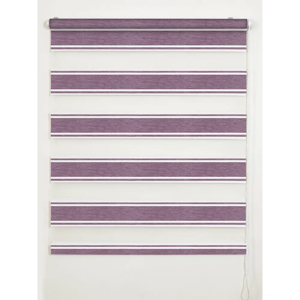 Штора рулонная день-ночь Дэли 120x175 см сиреневая MIAMOZA STLM-2014191
