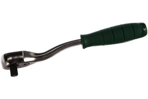 15608672 Трещотка с быстрым сбросом 1/2" с изогнутой рукояткой 72 зуба 4162GQ HANS