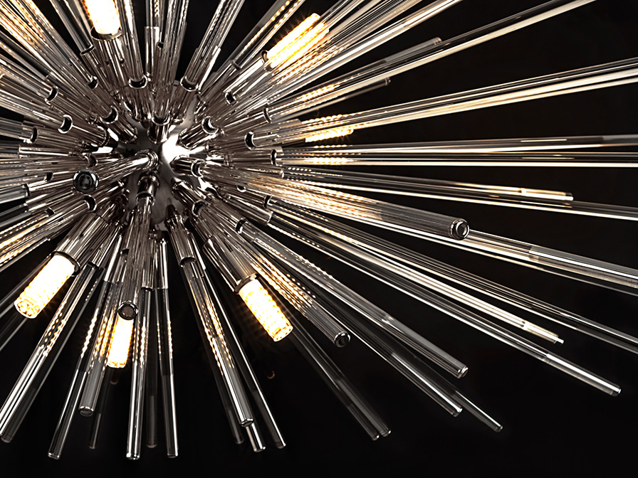 084424 Подвесной светильник 9L хром Schuller Evasion - Вид №2