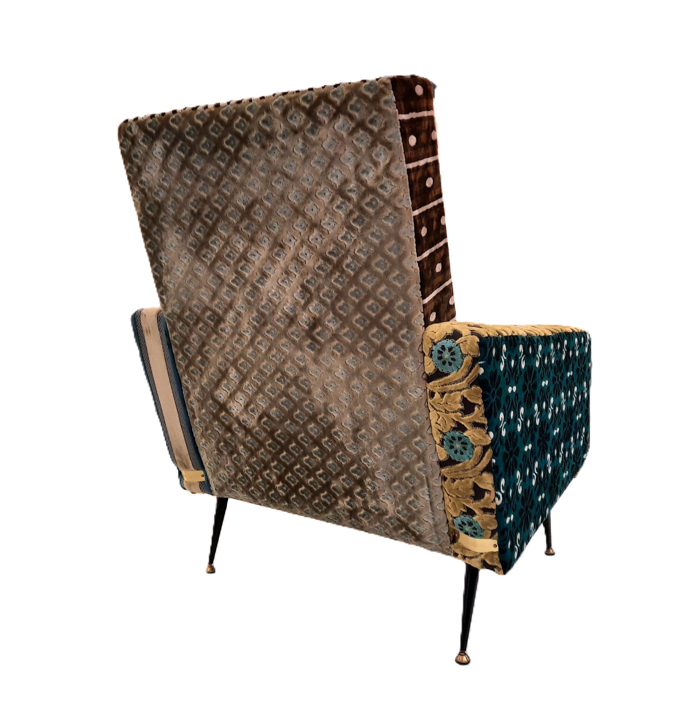 Бархатное кресло ICI ET LÀ мягкие сиденья ARCH-00086838 - Вид №1