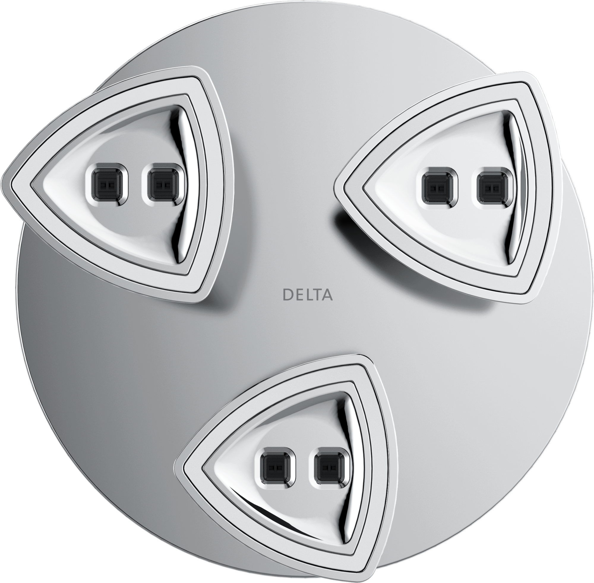 57140-25-L Подвесная душевая лейка Raincan со светодиодной подсветкой H2Okinetic® Delta Faucet Universal Showering Хром  - Вид №3