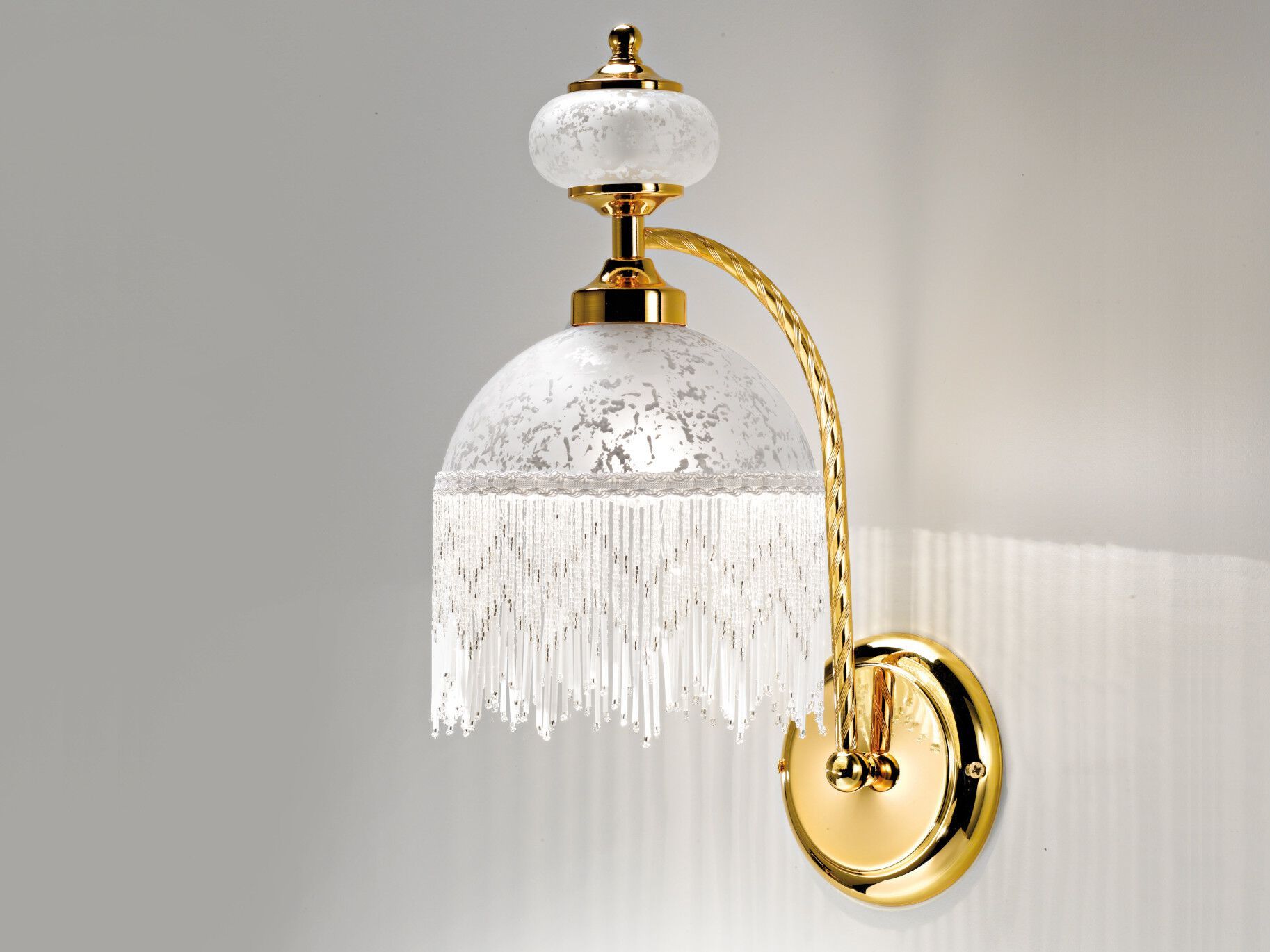 Настенный светильник из латуни и стекла Cremasco Illuminazione световые работы ARCH-00018425