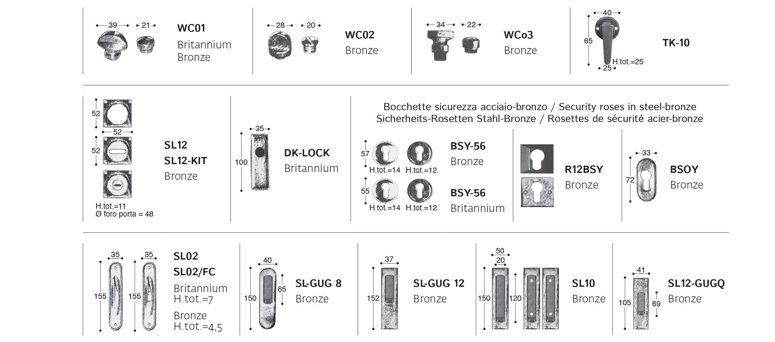 Бронзовый комплект раздвижных дверей GIARA ART DESIGN-BRONZE SL12 ARCH-00029846 - Вид №2