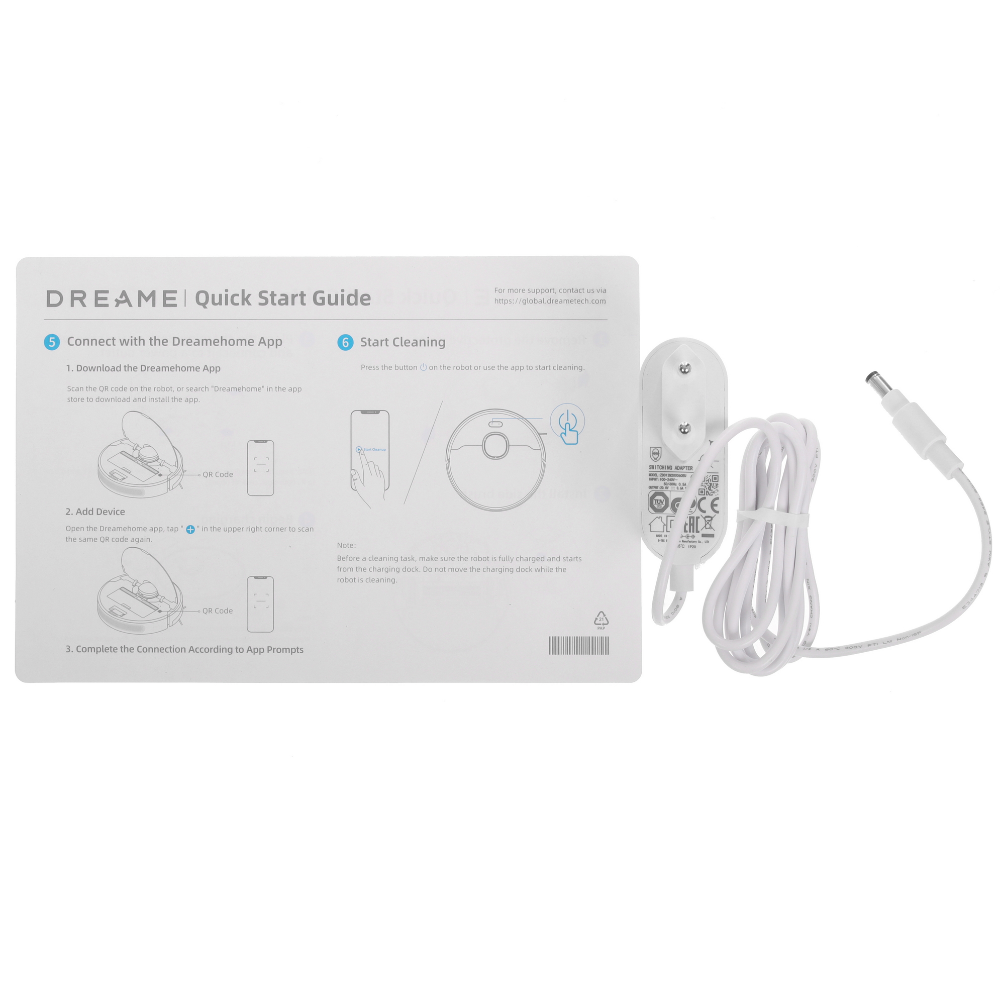 5417802 Робот-пылесос Dreame F9 Pro белый STDN-0058561 - Вид №7