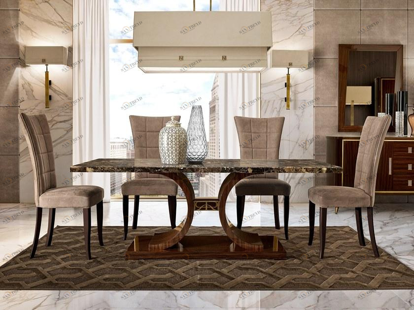 Barnini Oseo Прямоугольный мраморный стол Richmond upon thames Rc105