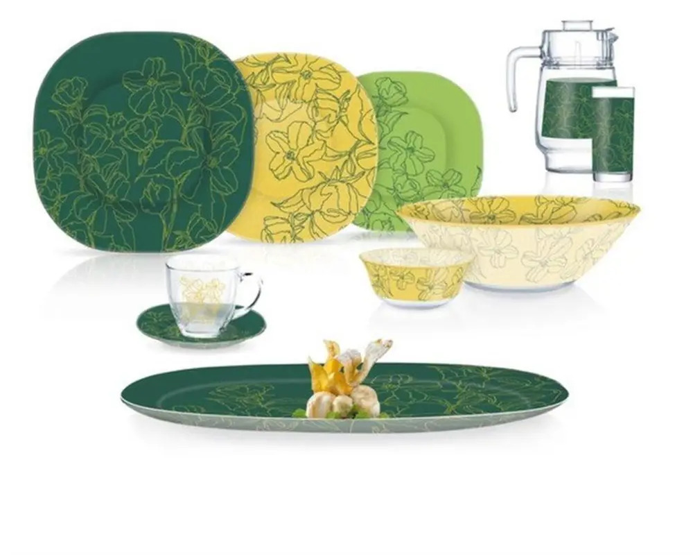 90535145 Тарелка Luminarc annalee green стекло Q9230 STLM-0860771