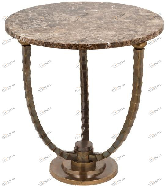 Il Bronzetto Круглый журнальный столик из латуни Eclectic Hor01