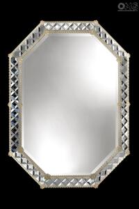692 ORIGINALMURANOGLASS Венецианское зеркало Navagero - муранское стекло OMG  см