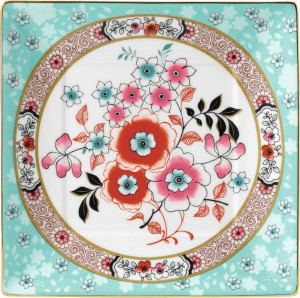 10671651 Wedgwood Мелочница Wedgwood Вандерласт Камелия 15см, фарфор Фарфор костяной