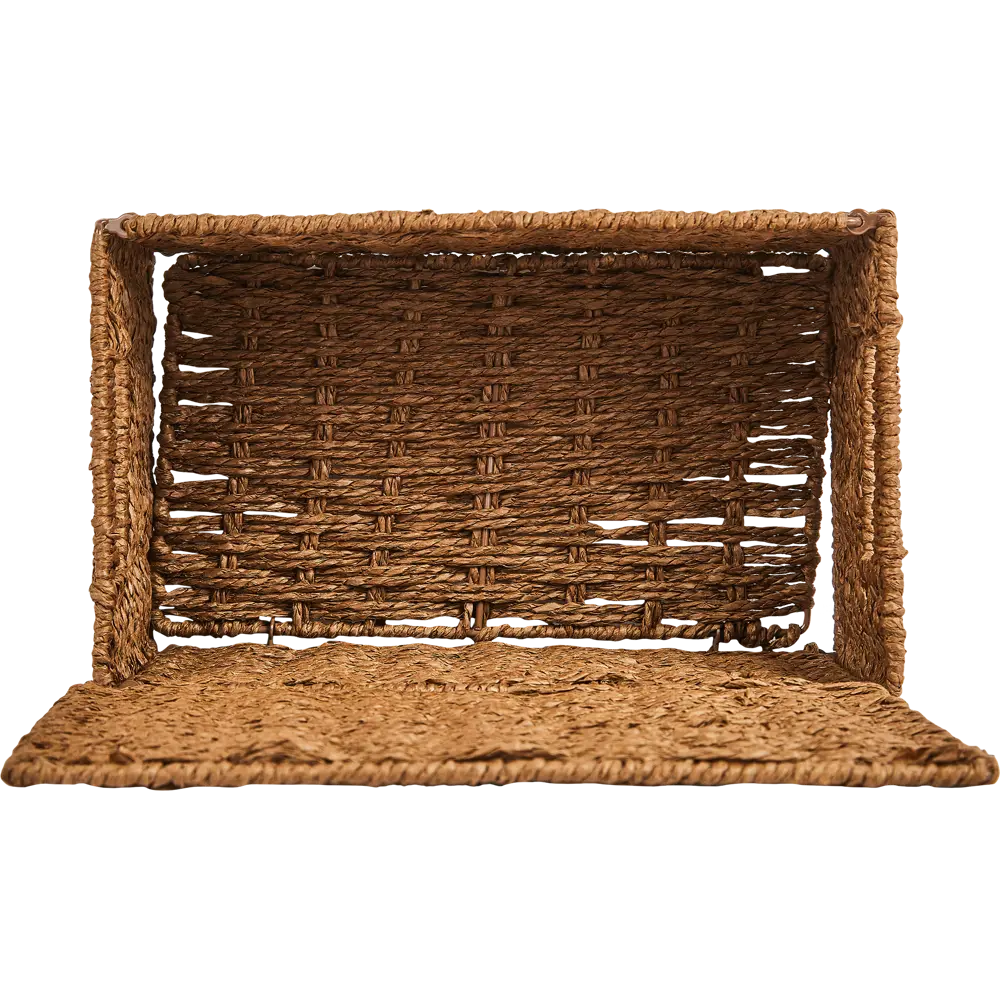 SPACEO Корзина с крышкой для хранения вещей из бумажных нитей 89344358 Kub STLM-1095942 - Вид №2