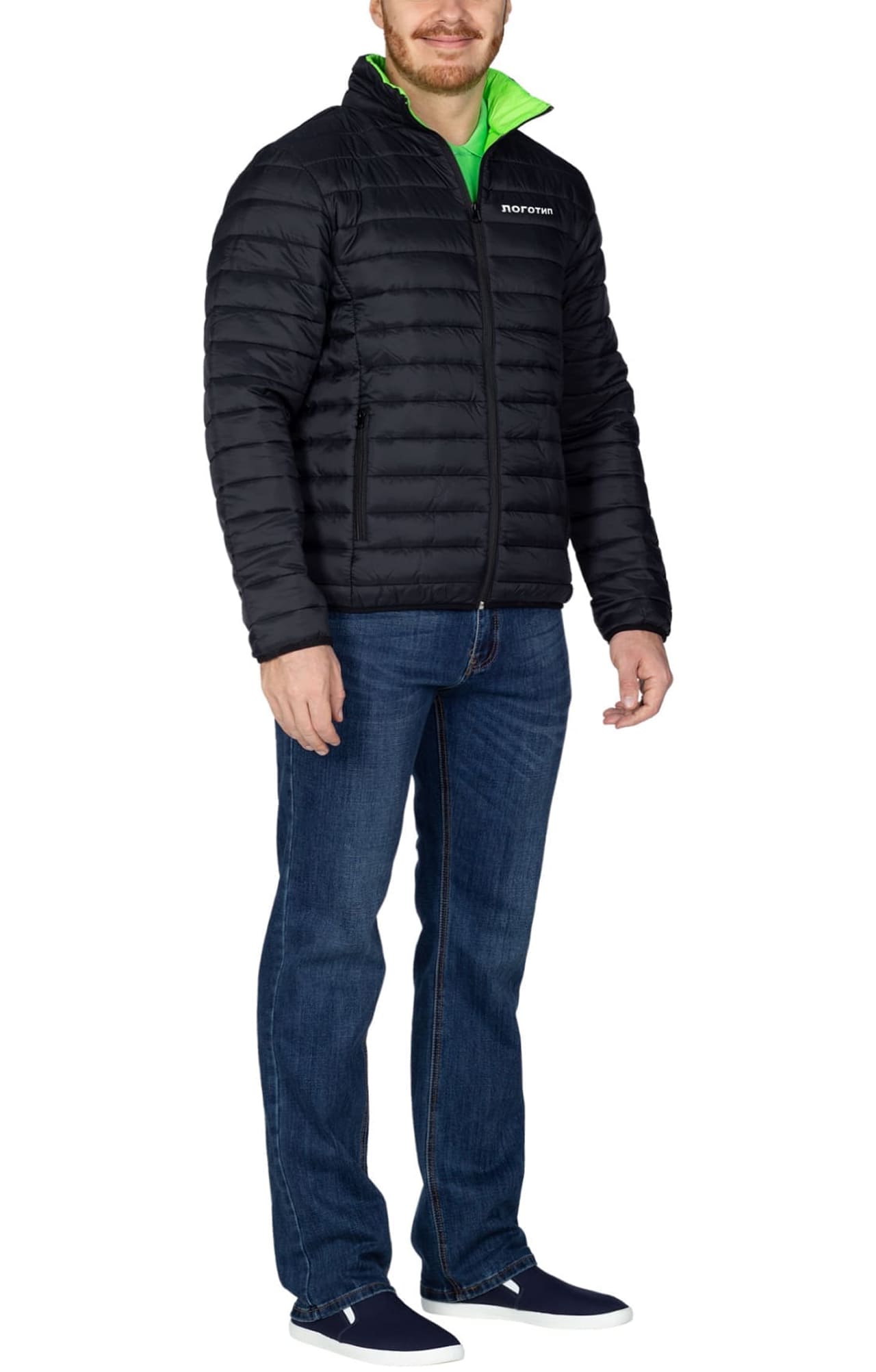 69638 Куртка стеганая  black El-Risto  Зимняя спецодежда  размер XXL (104)  - Вид №3