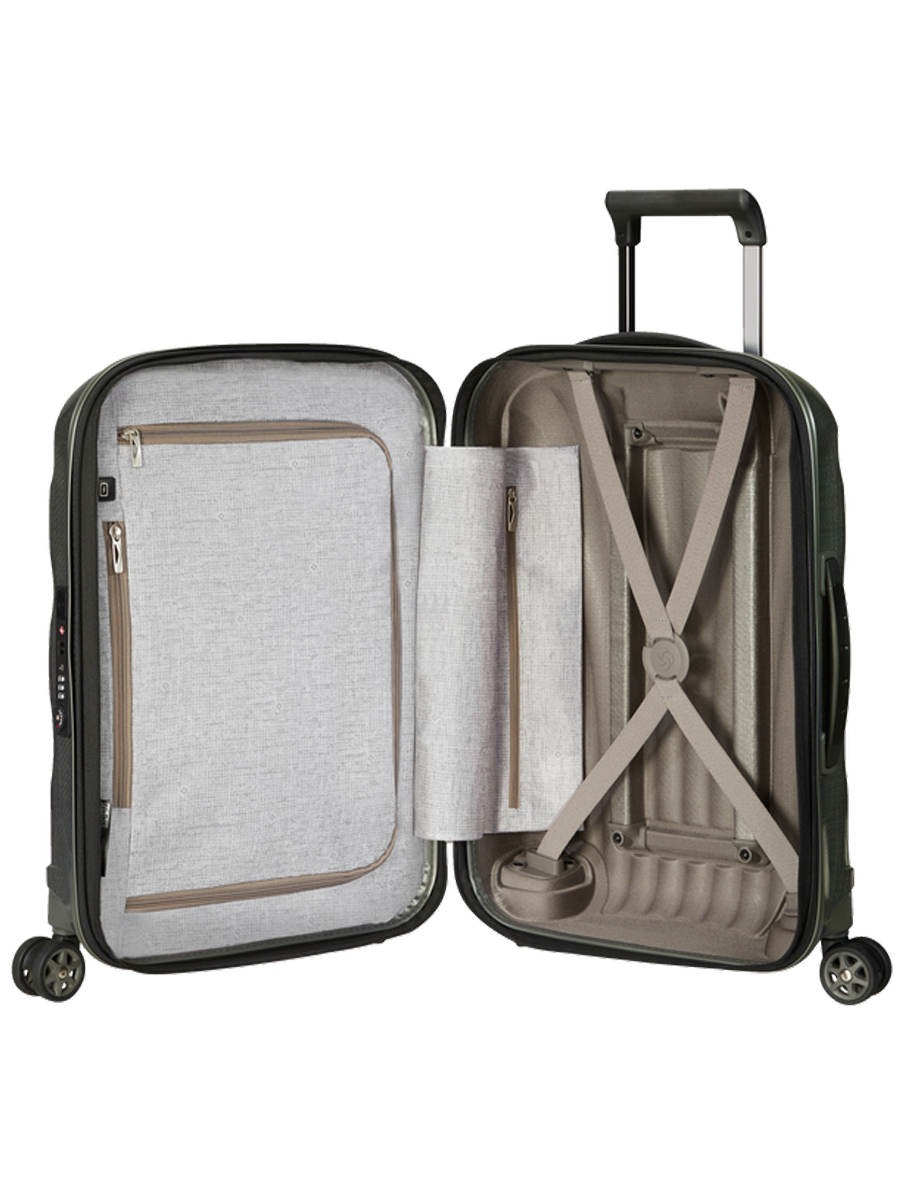 CS2-14002 Чемодан CS2*002 Spinner (4 wheels) 55cm Samsonite C-LITE  - Вид №3