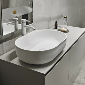 PR001 Накладная раковина на столешницу  овальная Inbani