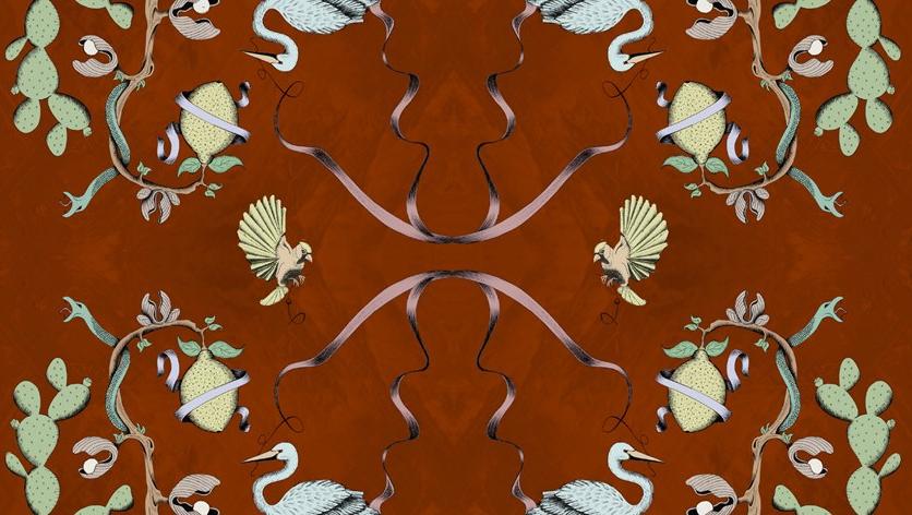 Baboon Огнеупорные виниловые обои Pattern sun-id-1384213 - Вид №5