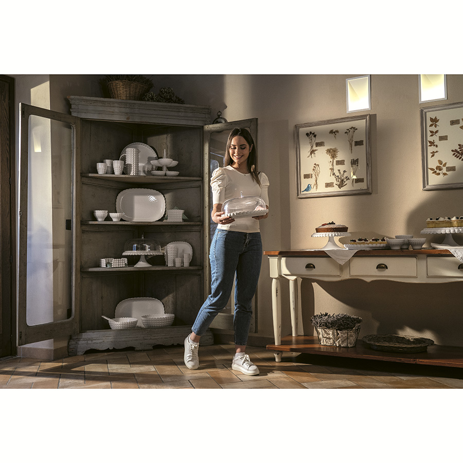 279601156 Блюдо tiffany, 32 см, акрил, молочно-белое Guzzini  - Вид №3