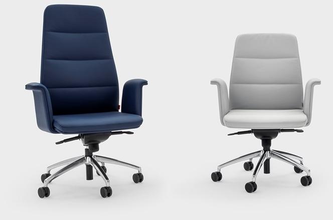 Viganò Кресло для руководителя из ткани с высокой спинкой Star sun-id-1502495 - Вид №1