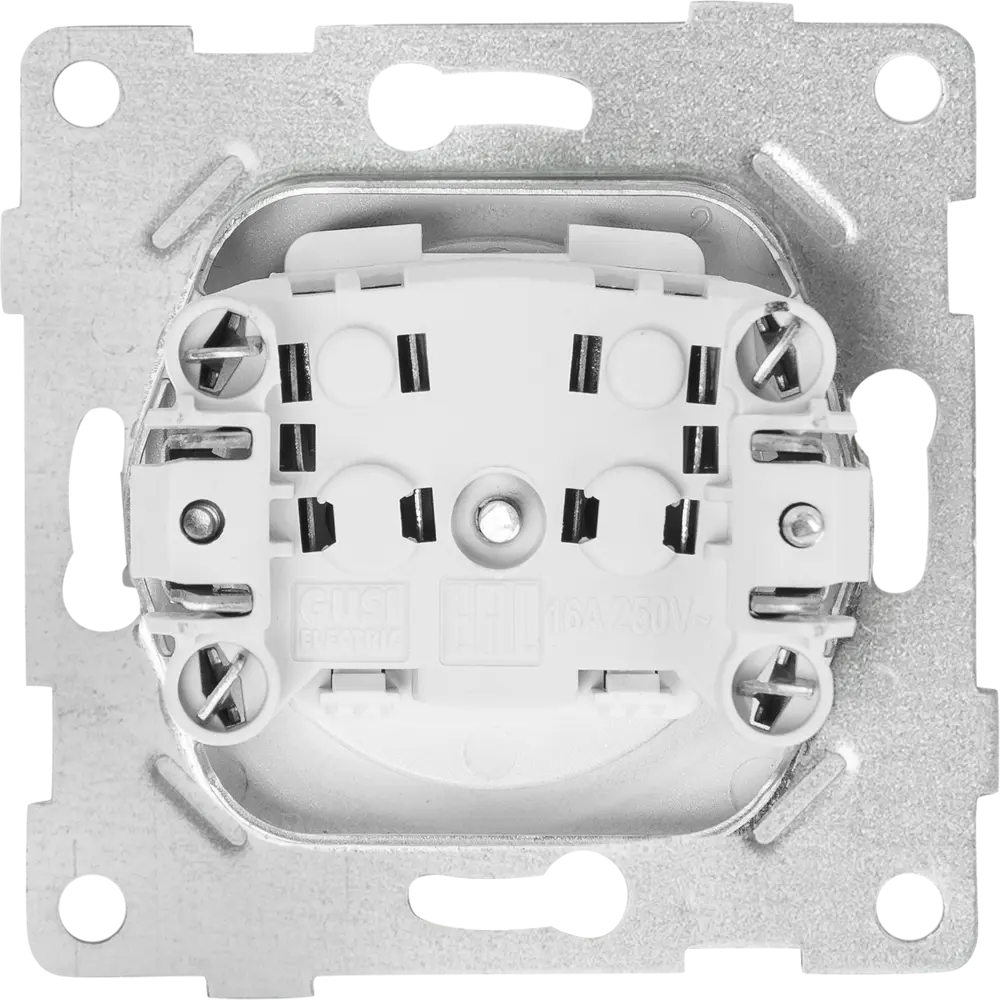 Розетка GUSI Electric без заземления с защитными шторками 83864424 Ugra STLM-0045207 - Вид №2