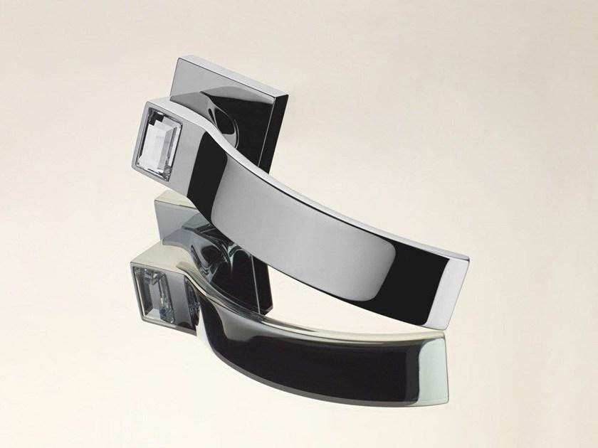 LINEA CALI' Ручка из хромированной латуни с кристаллами swarovski® на розе с замком Elios crystal sun-id-1475785 - Вид №2