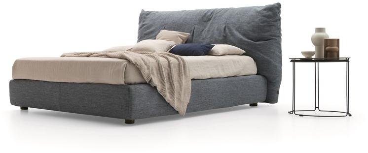 Ditre Italia Кровать из мягкой ткани с обитым изголовьем Papilo sun-id-1468211 - Вид №1