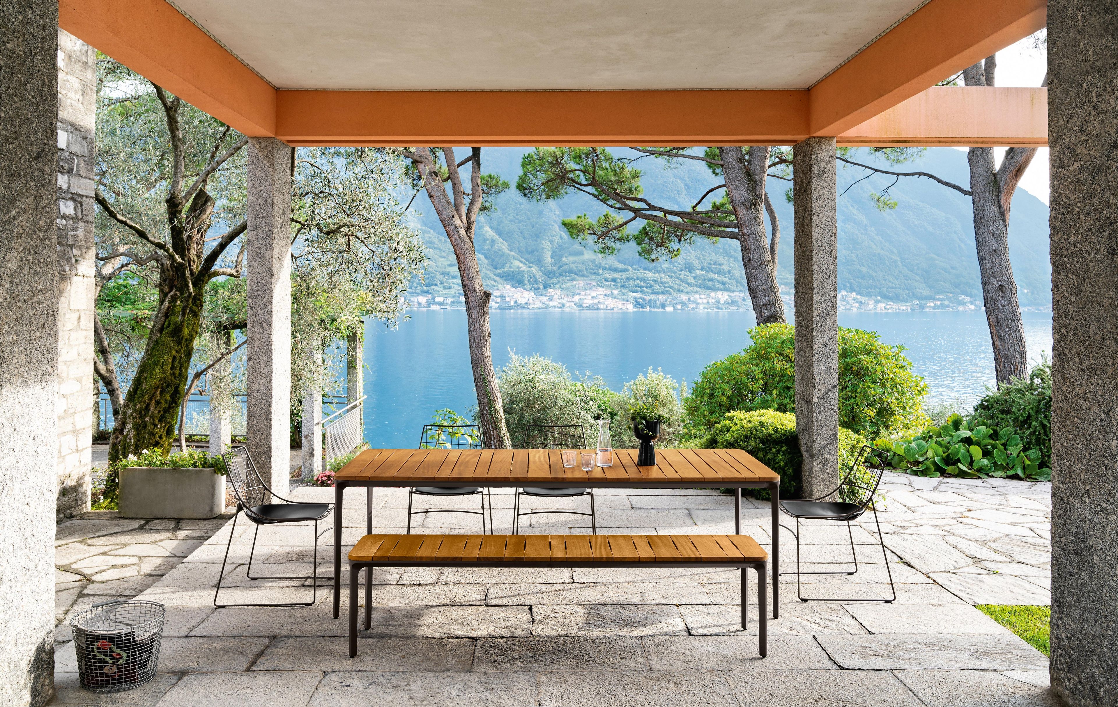 Прямоугольный садовый стол из тикового дерева Sovet Italia ARCH-00085162 - Вид №3