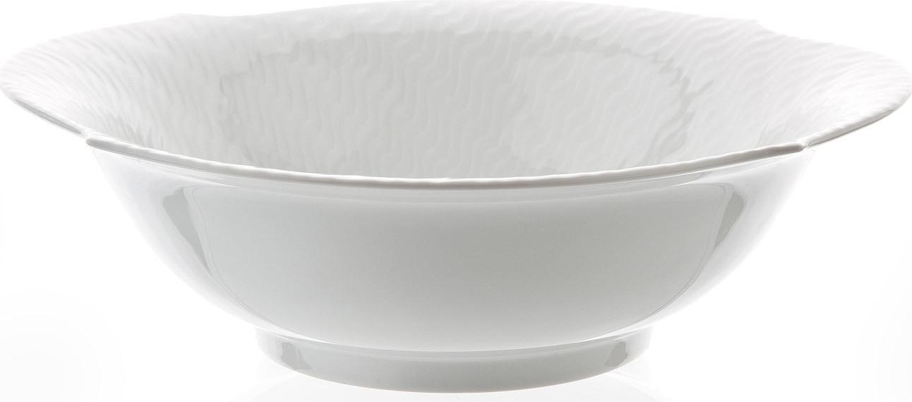 71602 Meissen Салатник круглый 27см "Игра волн, рельеф, белый" Фарфор, Керамика 