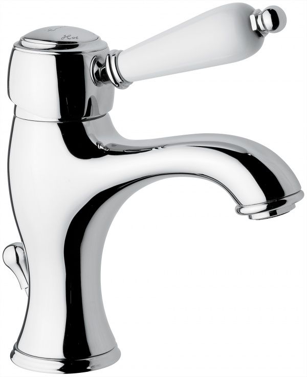 40063CR Смеситель Laguna с донным клапаном для раковины, цвет хром EMMEVI