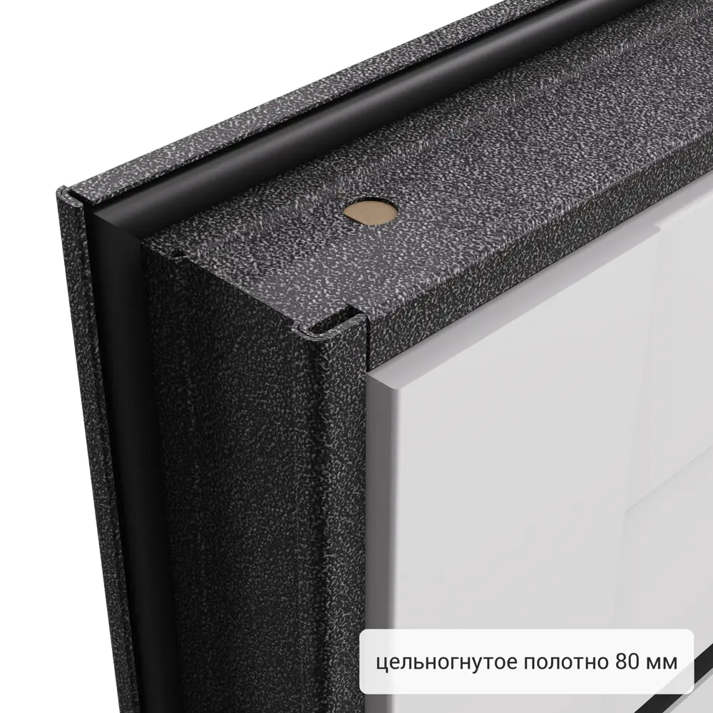 Дверь входная металлическая Страйд Уна 860 мм правая цвет черный TOREX STLM-2163294 - Вид №11