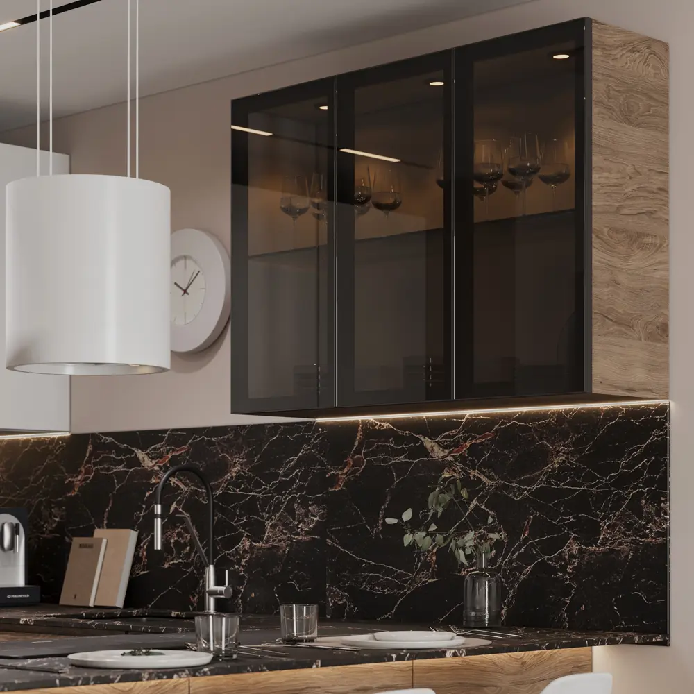 Фасад для кухни DELINIA ID Токио в стиле темного дерева 86423447 STLM-1327806 - Вид №10