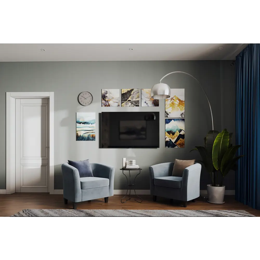 Обои флизелиновые Erismann Vermont темно-серые 1.06 м ЭР60448-07 STLM-2165792 - Вид №4