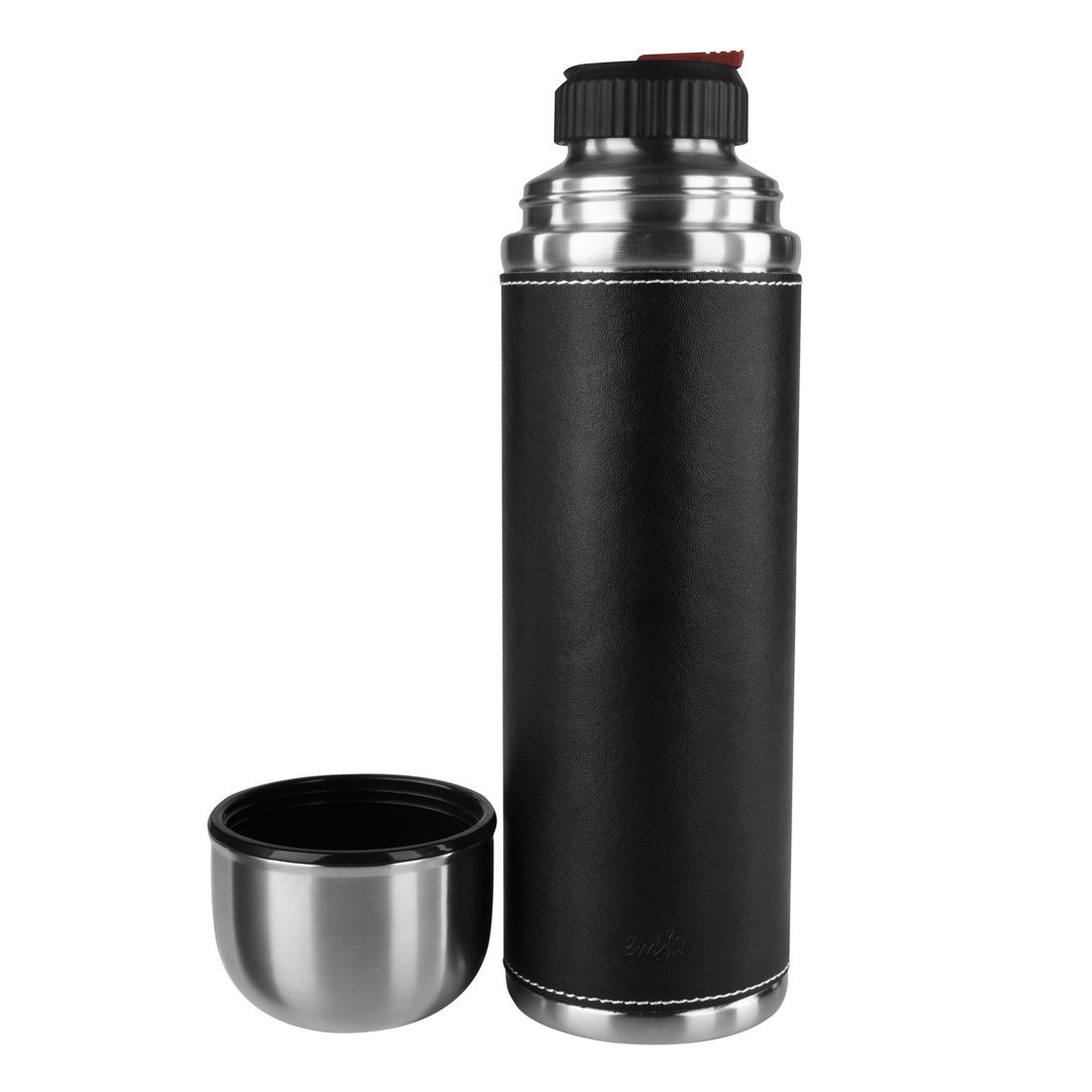 Термос черный с поясом из натуральной кожи 1л Senator Class EMSA ДИЗАЙНЕРСКИЕ 00-3951794 Черный  - Вид №2