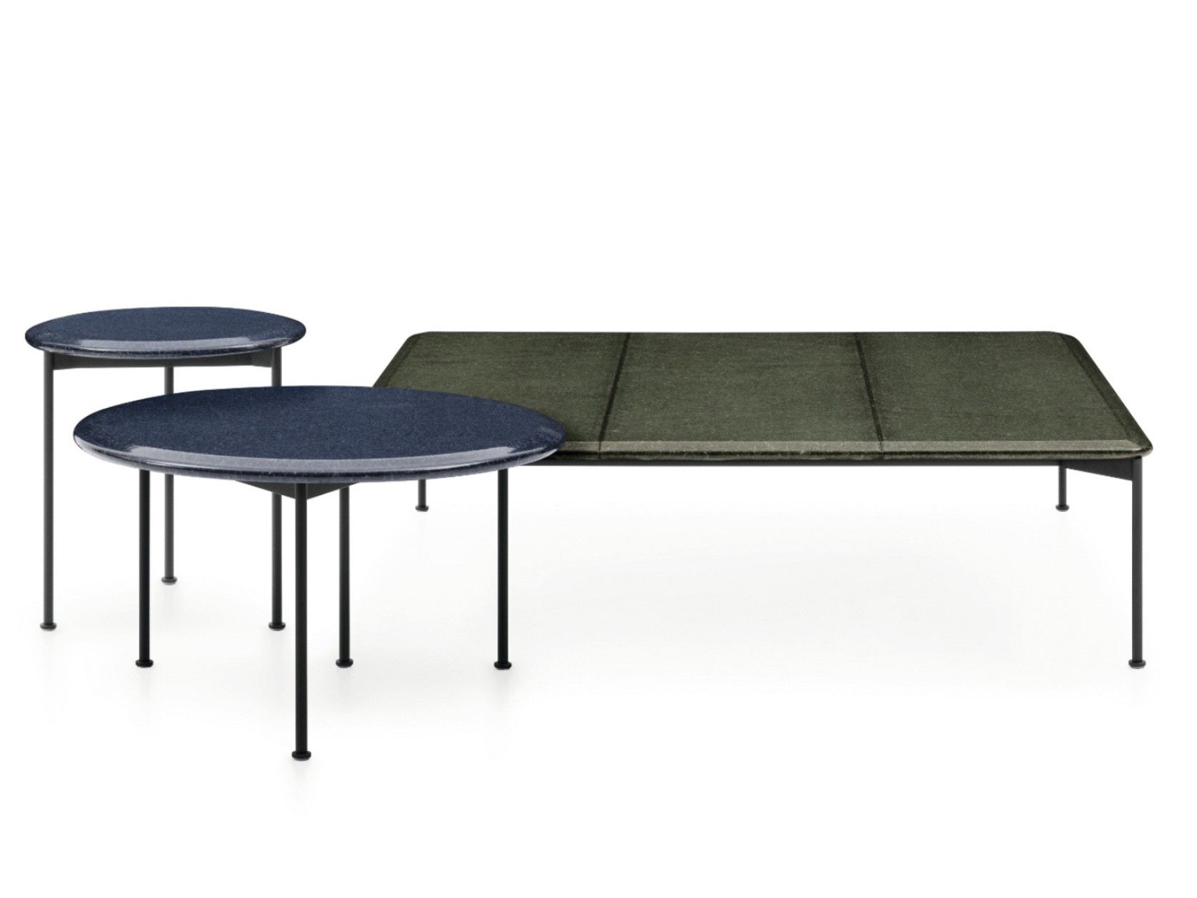 Садовый столик с столешницей из лавового камня B&B Italia Outdoor Borea ARCH-00149764