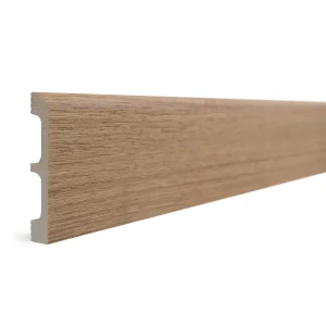 Молдинг настенный полистирол ударопрочный Decor-Dizayn 706-90 орех 80x13x2400 мм 85473616 STLM-2104333