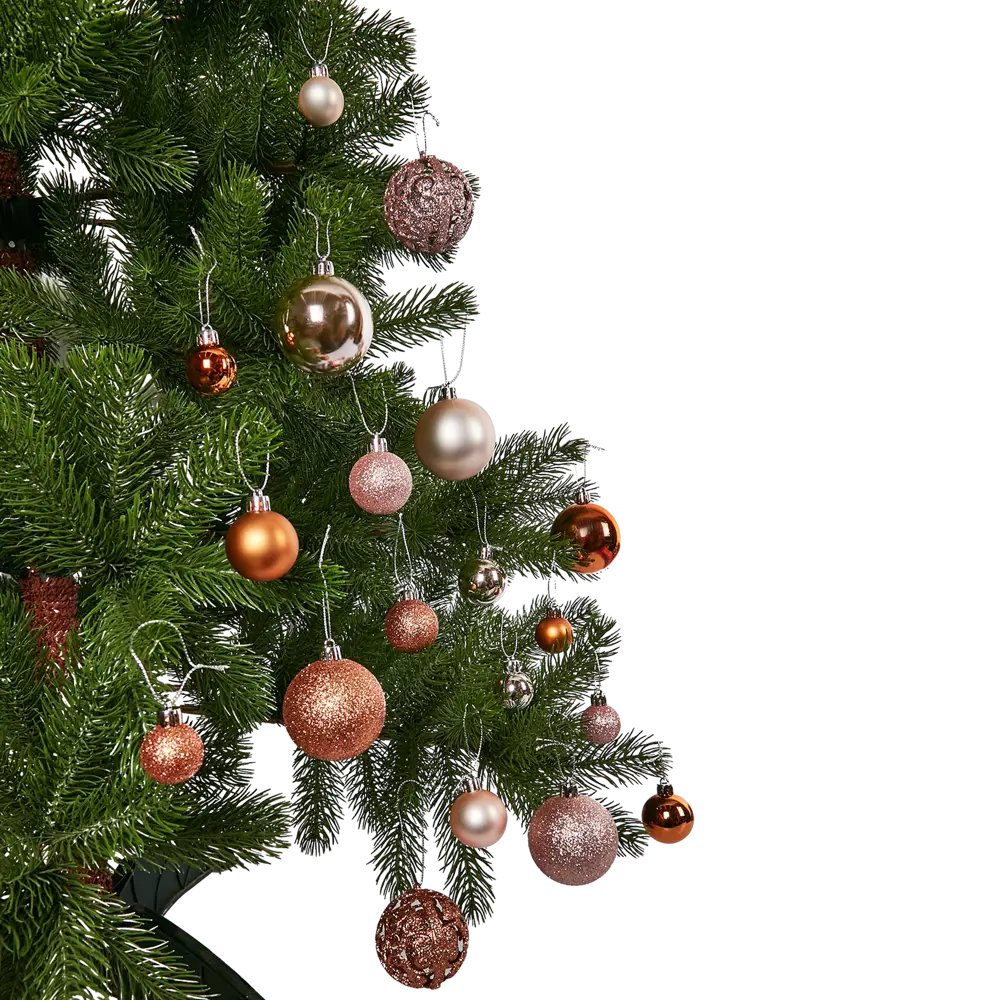 87036417 Набор новогодних шаров Christmas ø6 см цвет розовый 100 шт. STLM-1415457 Santreyd  - Вид №43