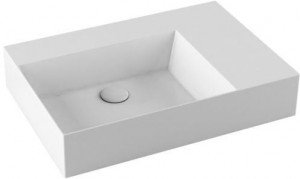 ELLP06545RQ0 Подвесная раковина настенная прямоугольная Azzurra Ceramica Elegance белая