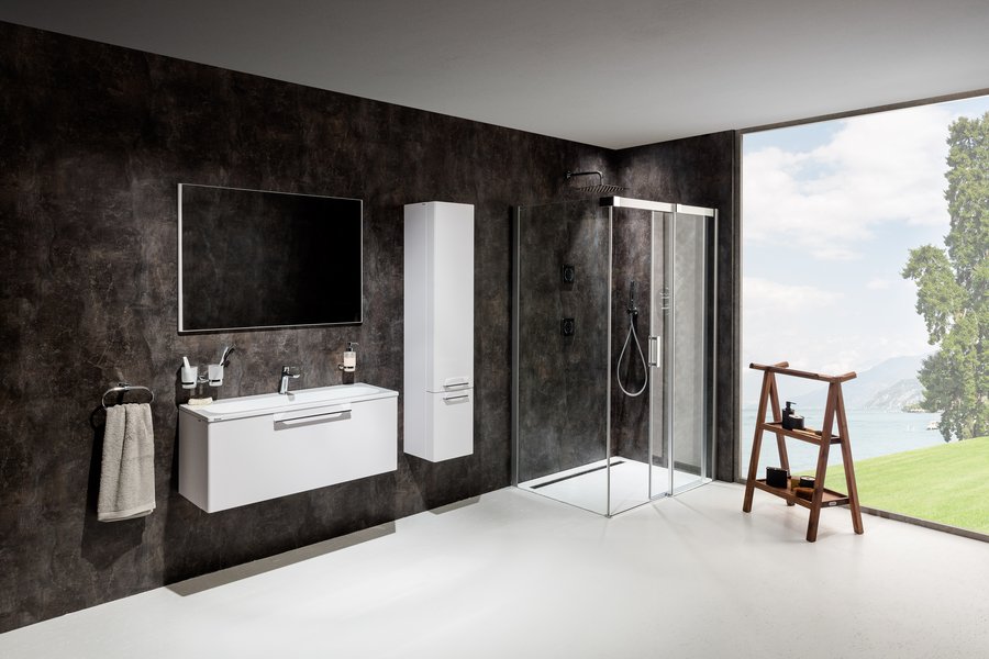 MSDPS-110/80 L белая+транспарент Ravak 0WLD4100Z1 - Вид №4